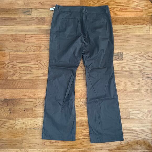 Old Navy High Rise Wide Leg Pants Womens 18T Gray Cotton Blend Casual Trousers - Picture 2 of 9